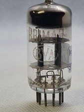 BRIMAR  12AT7 ECC81 BLACK PLATE   VALVE TUBE AVO VCM163 TESTED