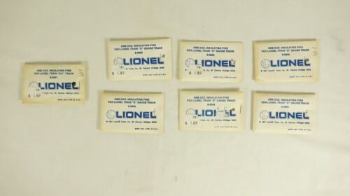 Lionel O Scale Track Insulated Pins 7x Packages of 12 Item 6-5543 NEW F1-3 - Picture 1 of 5