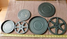 8mm Metal Film Reel Tin Can Canisters  Reels Anchorage Alaska "Super S" RARE