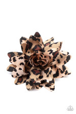 Paparazzi Jungle Paradise Orange Hair Clip - New