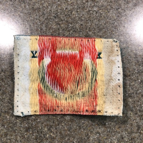 Vintage Brahma Fabric Sew On Patch 1 3/4 X 2 1/4 Green Logo Unique Embellishment - Picture 2 of 4