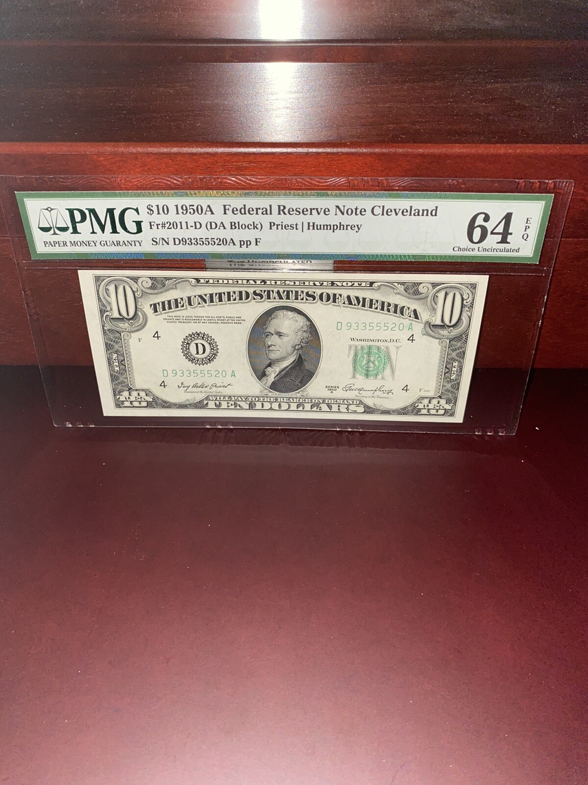 1950 10 Dollar Bill - qek0g6r