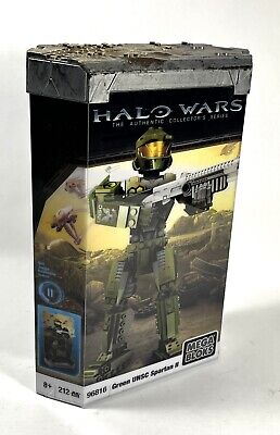 Halo Wars Mega Bloks Green UNSC Spartan II  Klemmbausteine 212 Teile EOL-NEU/OVP
