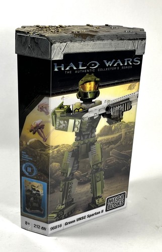 Halo Wars Mega Bloks Green UNSC Spartan II  Klemmbausteine 212 Teile EOL-NEU/OVP - Bild 1 von 4