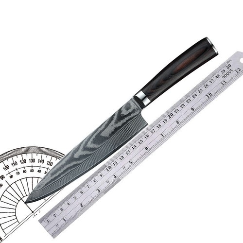 5, 6.5 or 8 Inches Damascus Western Chef's Knife - Foto 3 di 6