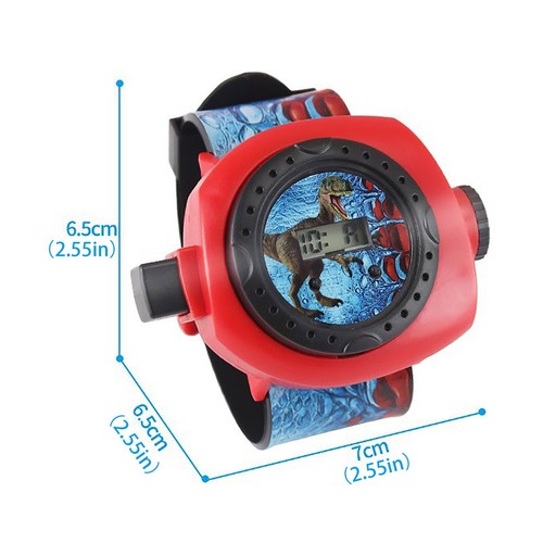 Children Projector Watch 24 Pattern Dinosaur Projector With Plastic Strap Kids - Picture 5 of 12