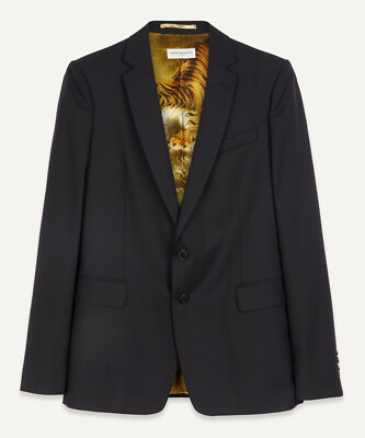 テーラードジャケット Dries Van Noten BLAINE MW JACKET (242 020405 9146 509 NAVY) s-l400.jpg