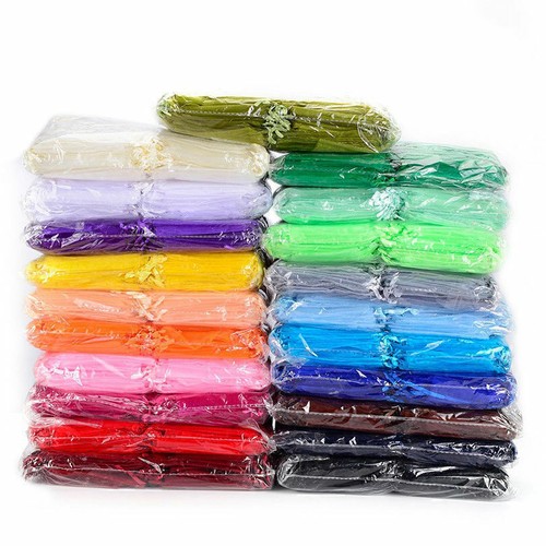 100Stück Großhandel Organza Geschenk Beutel Luxus Xmas Hochzeit Party Bonbon - Bild 4 von 21