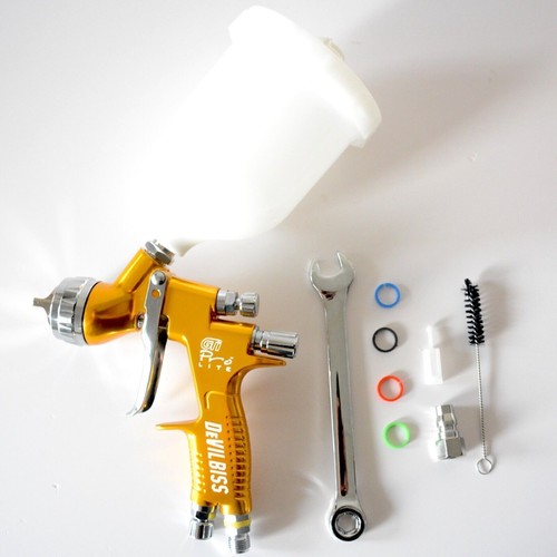Gti Pro LITE Gravity Spray Paint Gun 1.3 mm 600 ml Cup Air Tool Golden - Picture 4 of 7