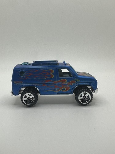 2009 Hot Wheels #119 Heat Fleet Series #3/10 Baja Breaker Metalflake Satin Blue - Picture 4 of 6