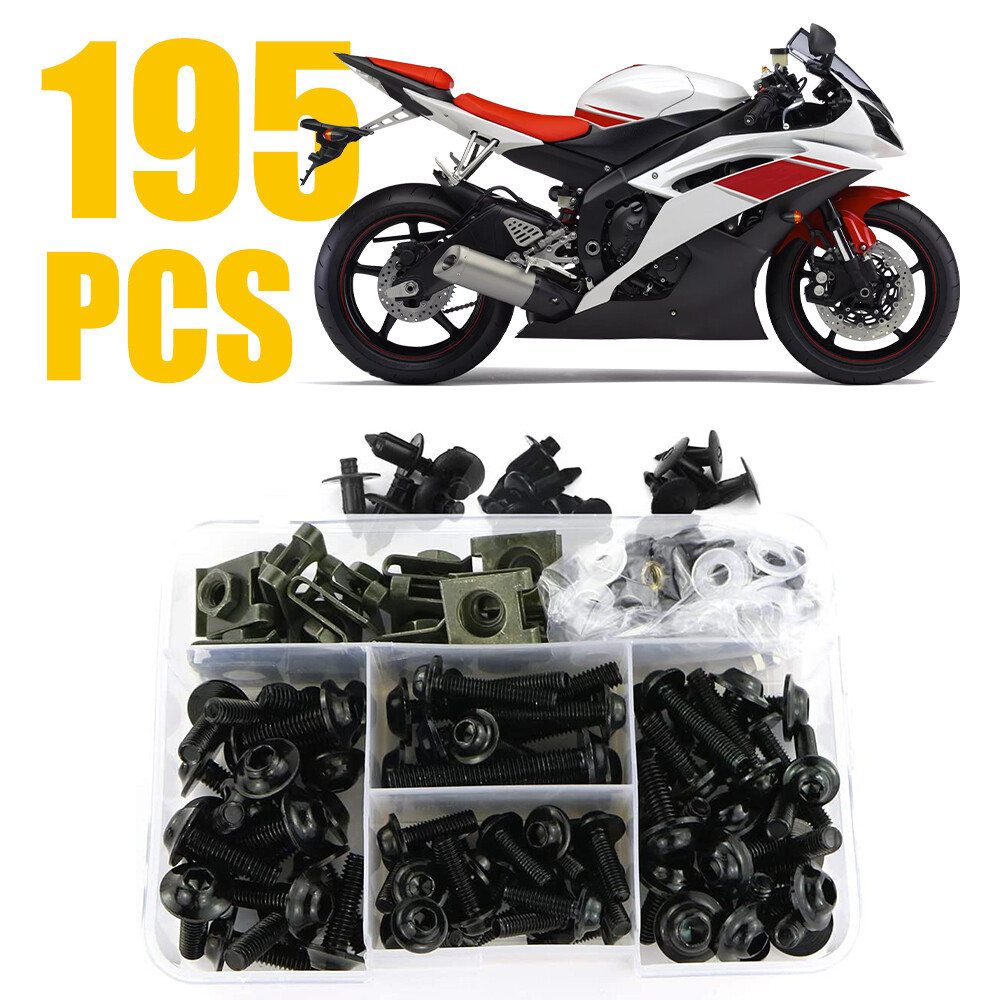Complete Black Fairing Bolt Kit Body Screw for Motor 2006 2007 GSXR 600 750 image