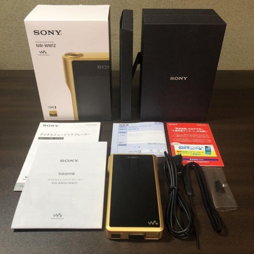SONY NW-WM1ZM2 WALKMAN Signature Series 256GB with Android 11 Gold tested W/Box - Picture 1 of 8