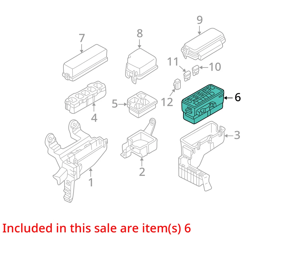 Engine Fuse Box NISSAN SENTRA 00 01 02 03 04 05 06 Foto 3 de 4
