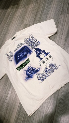 TMNT 90s Sketch Book Tee Teenage Mutant Ninja Turtles Size XL - Picture 1 of 4