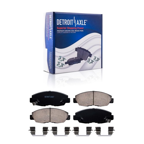 Front Drilled Disc Brake Rotors + Brake Pads for 1998 - 2002 Honda Accord 2.3L - Picture 4 of 7