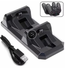 Base de carga Dual USB para mando de PS4…