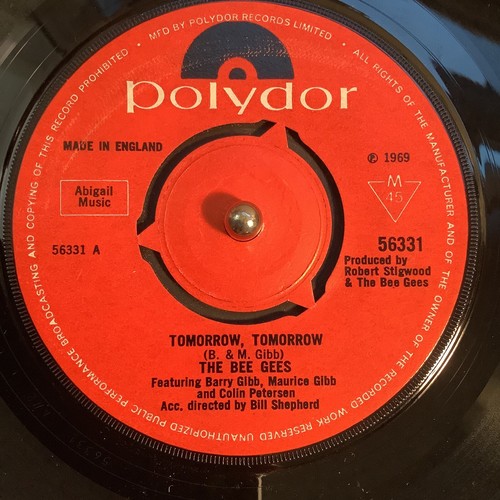 The Bee Gees 45RPM “Tomorrow Tomorrow” 1969 60s Pop Rock 7” UK Vinyl NM? - Picture 2 of 4