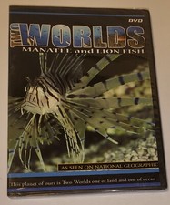 TWO WORLDS- MANATEE and LION FISH - DVD - BRAND NEW! 