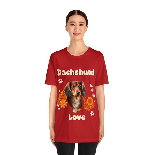 Camiseta de amor Dachshund: cómoda y linda regalo ideal de los amantes Doxie - Imagen 52 de 57