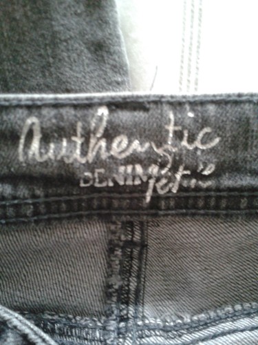 BHS GREY DENIM BOOTCUT JEANS SIZE 12 - Picture 5 of 7