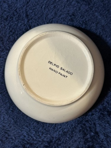 Del Rio Salado Hand Painted Trinket Bowl - Picture 2 of 5