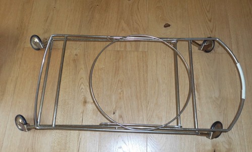 Servierwagen Teewagen rund, mid century, 50er / 60er Jahre, Karo - Bild 5 von 10