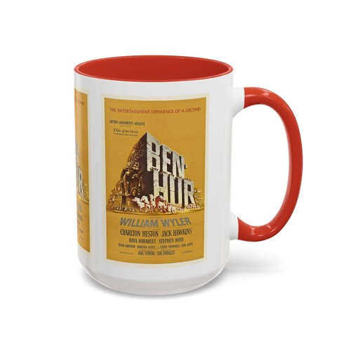 Cult Classic Movie Poster Art Accent Coffee Mug (11, 15oz) - Ben Hur 1959 - Picture 23 of 40