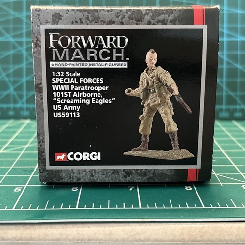 CORGI FORW'D MARCH SPECIAL FORCES 101st AIRBORNE SCREAMING EAGLE-US ARMY US59113 - Picture 3 of 7