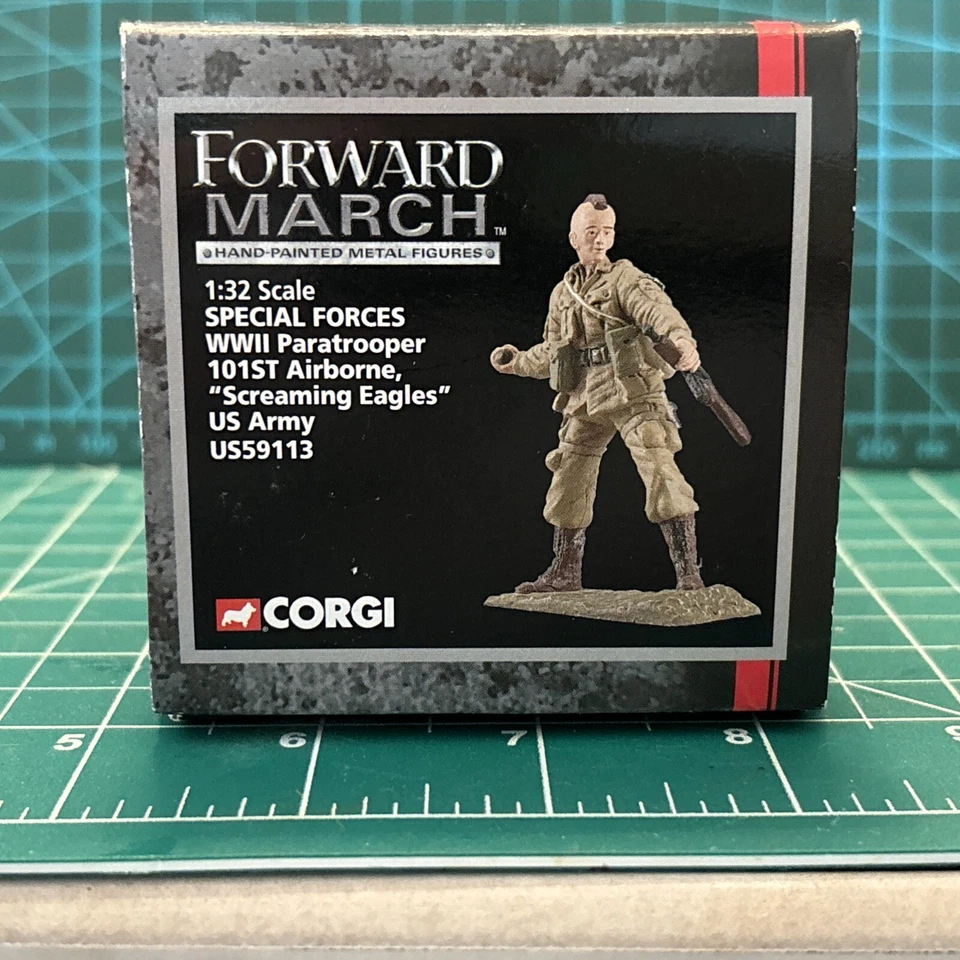 CORGI FORW'D MARCH SPECIAL FORCES 101st AIRBORNE SCREAMING EAGLE-US ARMY US59113 - Image 3 of 4