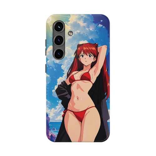 Kawaii Asuka Waifu Tough Phone Case Anime Manga Protective Cover Evangelion Geek - Picture 117 of 132