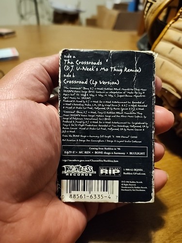 Tha Crossroads by Bone Thugs-N-Harmony - Cassette Single With Felt VG+ - Picture 3 of 6