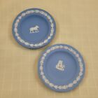2 Gorgeous Wedgwood Jasperware 4 3/8" Mini Plates Ram and Cherubs