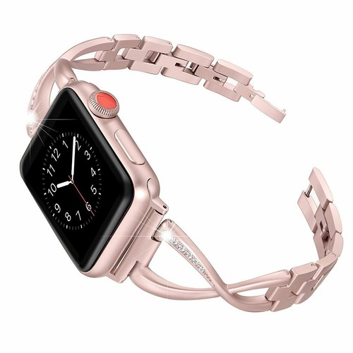 Women Girl Stainless Steel Bracelet Band Strap for Apple Watch 6 5 4 3 2 1 SE - Picture 13 of 18