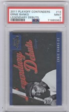 2011 Playoff Contenders Legendary Debuts #14 Ernie Banks PSA 9