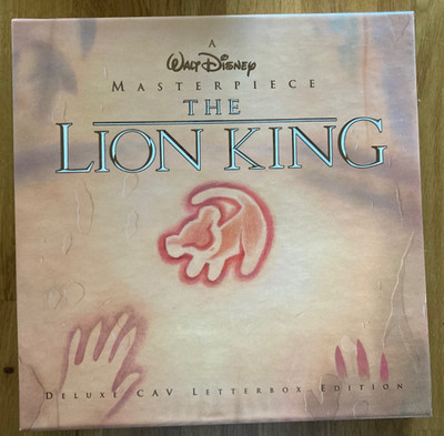 Laserdisc Box ''THE LION KING '' (4 LaserDisc/ NTSC)