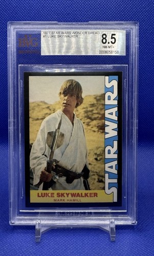 1977 Wonder Bread Star Wars #1 Luke Skywalker — BVG 8.5