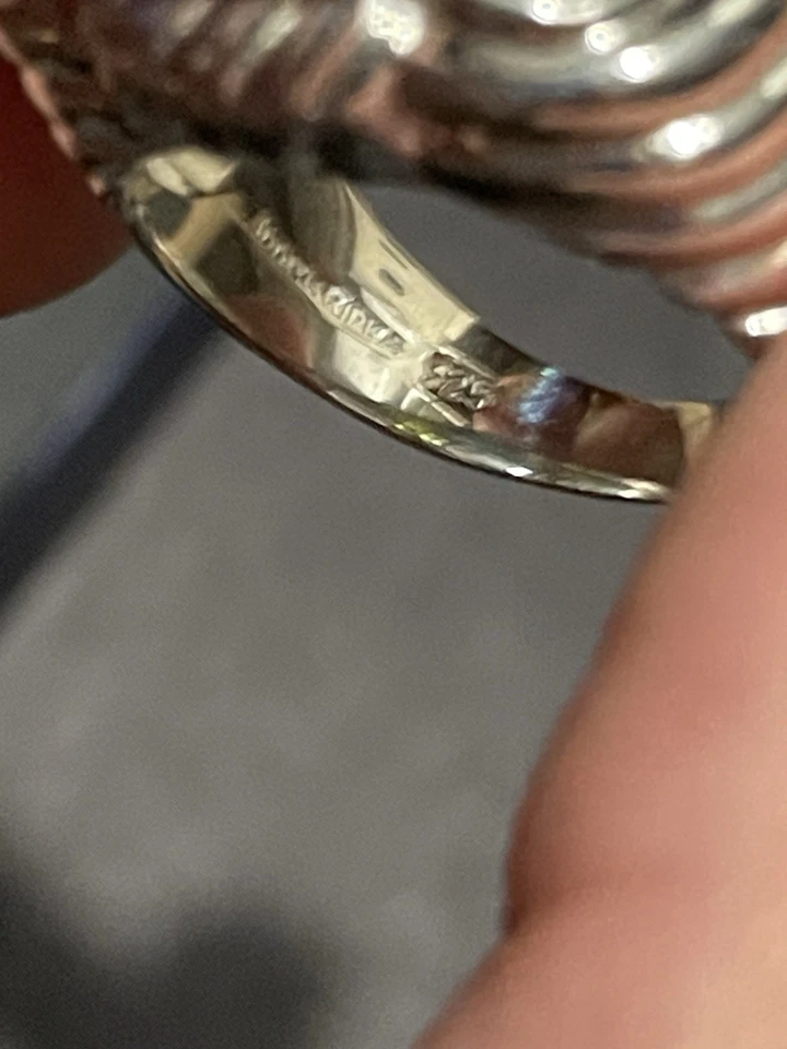 Anillo Judith Ripka Sterling Multigemstone talla 6 Foto 4 de 4