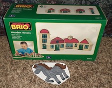 NEW 2003 BRIO 4 WOODEN HOUSE SET 33673 MADE IN SWEDEN