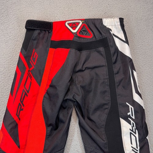 Pantalones Fly Racing F16 Para Hombre 32 Negro Rojo Blanco Motocross MX Equipo Todoterreno Exterior - Imagen 13 de 18