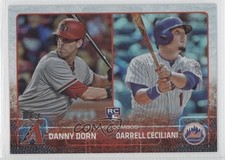 2015 Topps Update Rookie Combos Rainbow Foil Darrell Ceciliani Danny Dorn 5h9