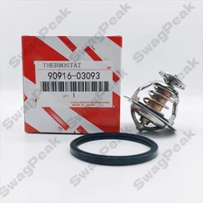 NEW！😀 Engine Coolant Thermostat With Seal 90916-03093 For Toyota Yaris Lexus 