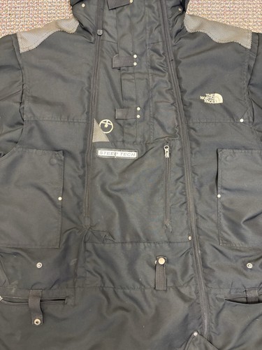 Vintage The North Face Steep Tech Jacket Men 4XL Black Gray Outdoor Ski Sports - Picture 15 of 24