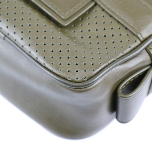 Bottega Veneta Leggero Shoulder 566753 Lambskin Khaki Olive Black 3Way Pouch - Picture 5 of 9