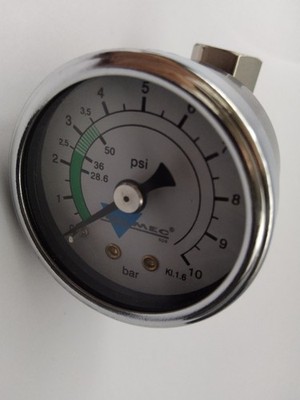 Manómetro de Presión WALCOM 823014 (0-10 bar / 145 psi) - Nuevo