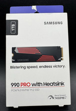 Internal SSD with Heatsink - Samsung 990 PRO 1TB Black, New