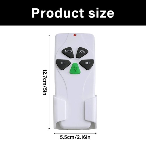 Ceiling Fan Remote Control Replacement for 2AAZPFAN53T/FAN-/L3HFANIIT - Picture 8 of 8