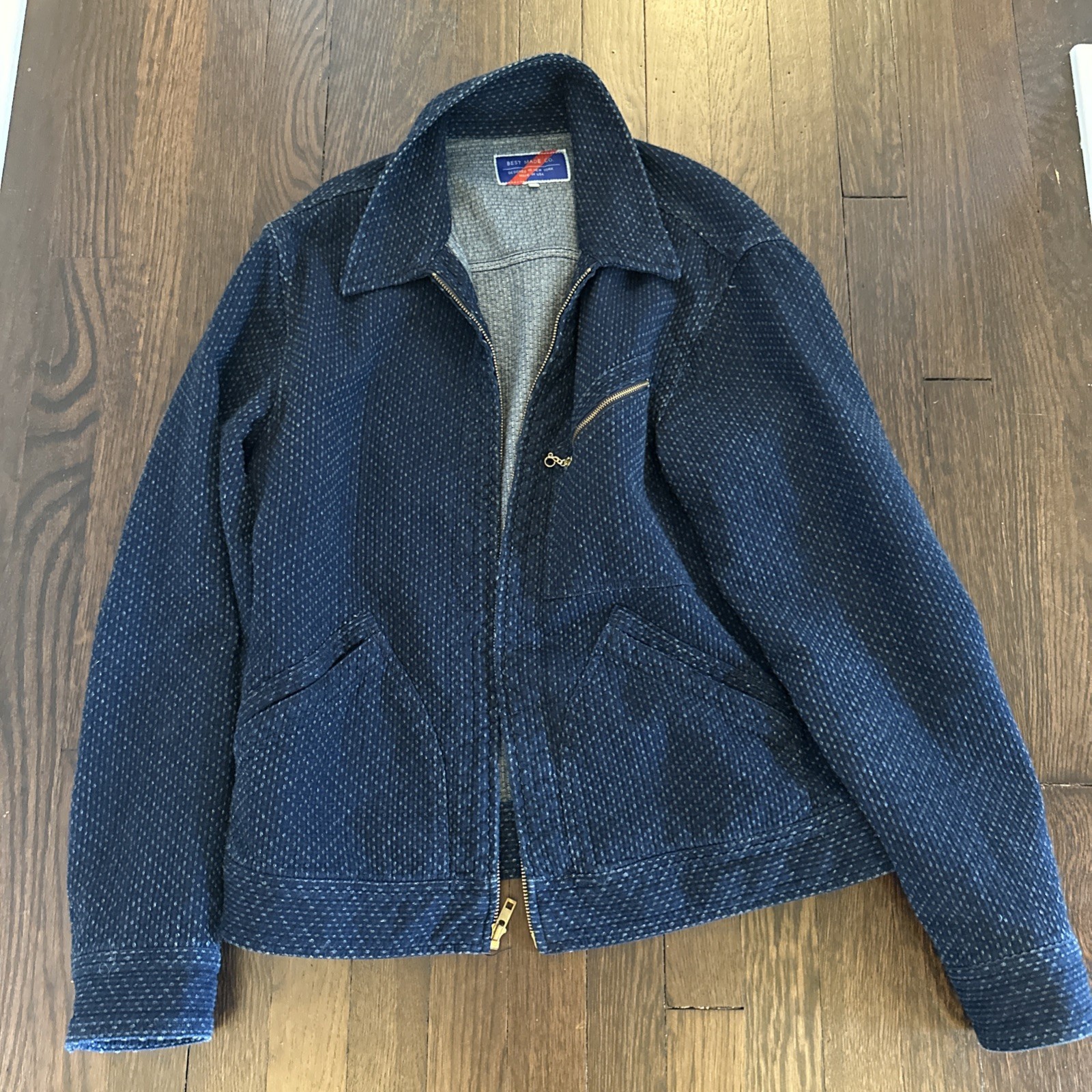 Best Made Co indigo Sashiko Ranch Jacket