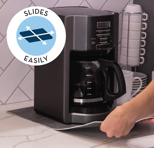 Alfombrilla de café, alfombrilla de barra absorbente para cafetera y máquina de café espresso, 12 pulgadas X - Imagen 5 de 12