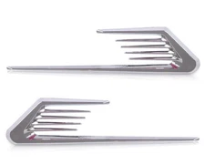 2Pcs Car Air Intake Flow Intake Hood Scoop Vent Decoration Cover Decals Sticker