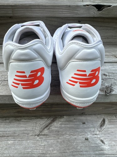 New Balance Mens Size 16 D White Baseball Cleats Metal Baseball - Picture 6 of 12